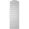 Ekena Millwork Arch Top Surface Mount PVC Gable Vent: Non-Functional, w/2"W x 1-1/2"P Brickmould Frame, 12"W x 34"H GVPAR12X3402SN - alternate 3